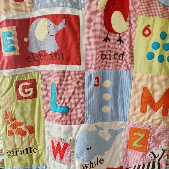 Cocalo Baby Crib Blanket/Quilt/Comforter Primary Colors Reversable Patch… - Picture 5 of 9